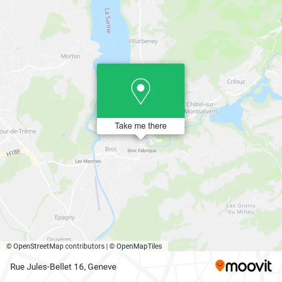 Rue Jules-Bellet 16 map