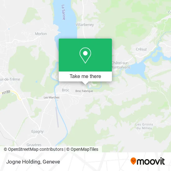Jogne Holding map