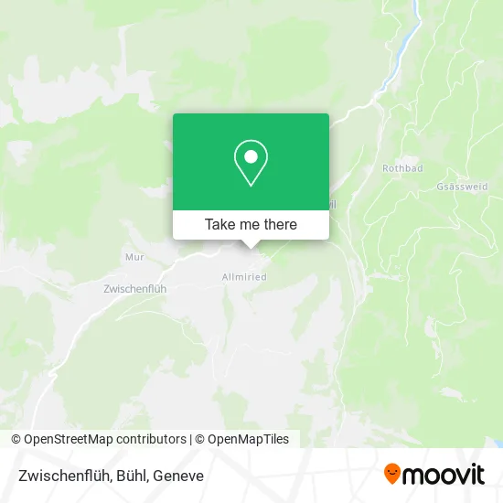 Zwischenflüh, Bühl map