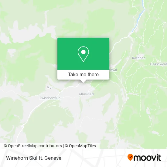 Wiriehorn Skilift map