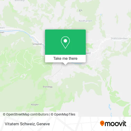Vitatem Schweiz map