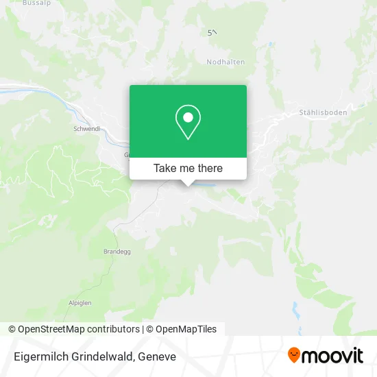 Eigermilch Grindelwald map