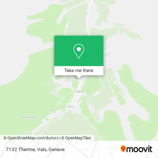 7132 Therme, Vals map