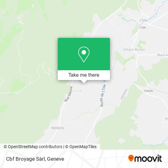 Cbf Broyage Sàrl map