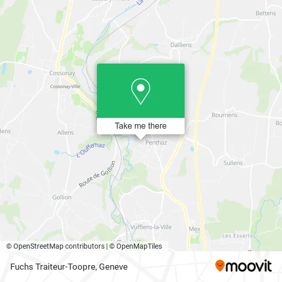 Fuchs Traiteur-Toopre map