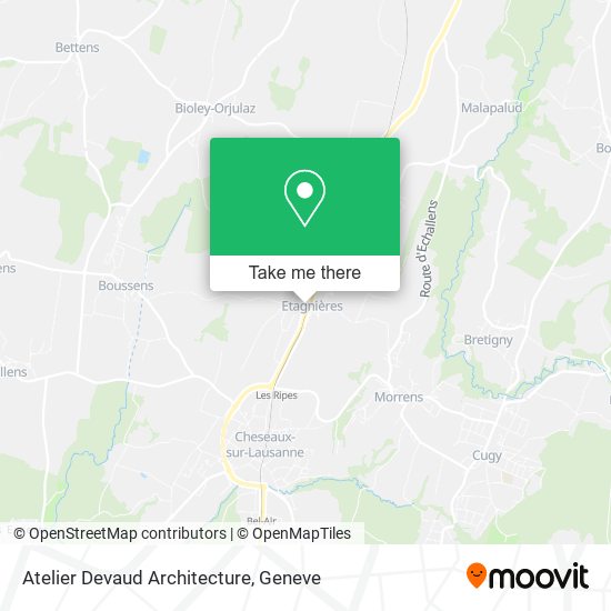 Atelier Devaud Architecture map
