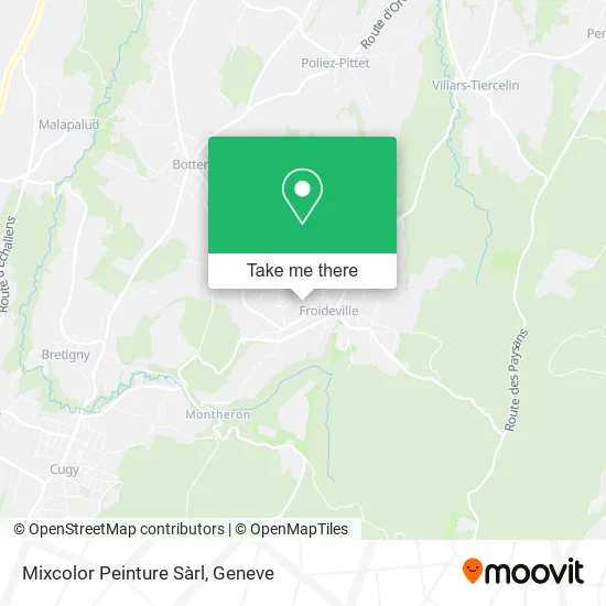 Mixcolor Peinture Sàrl map