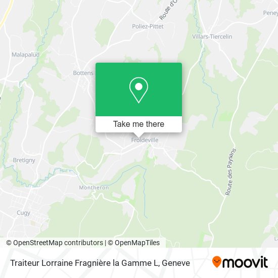 Traiteur Lorraine Fragnière la Gamme L map