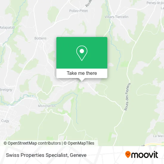 Swiss Properties Specialist map