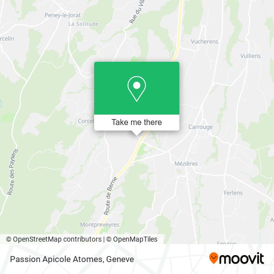 Passion Apicole Atomes map