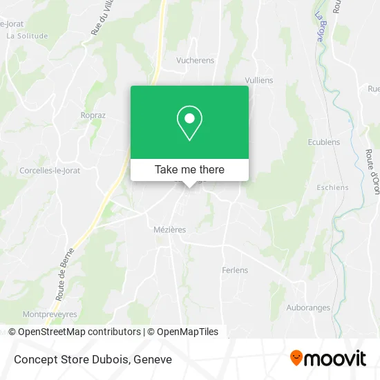 Concept Store Dubois map