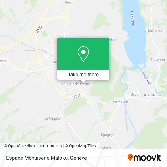 Espace Menuiserie Maloku map