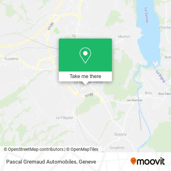 Pascal Gremaud Automobiles map