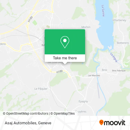 Asaj Automobiles map