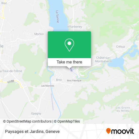 Paysages et Jardins map