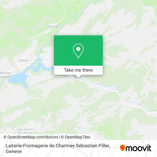 Laiterie-Fromagerie de Charmey Sébastien Piller map