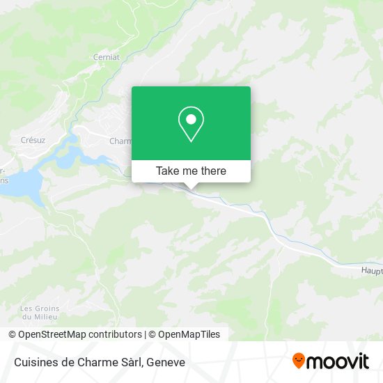 Cuisines de Charme Sàrl map