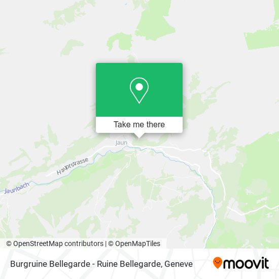 Burgruine Bellegarde - Ruine Bellegarde map