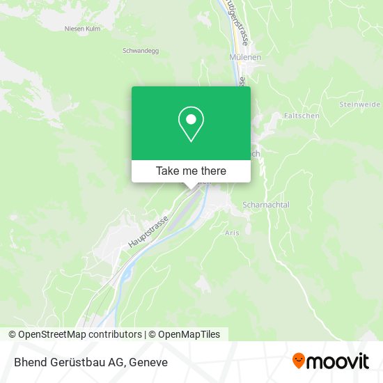 Bhend Gerüstbau AG map