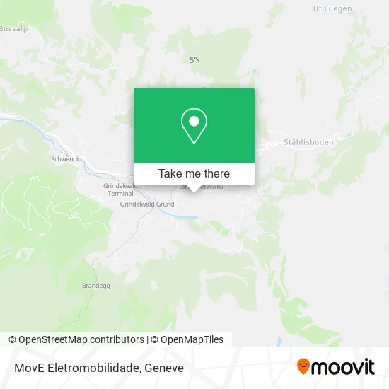 MovE Eletromobilidade map