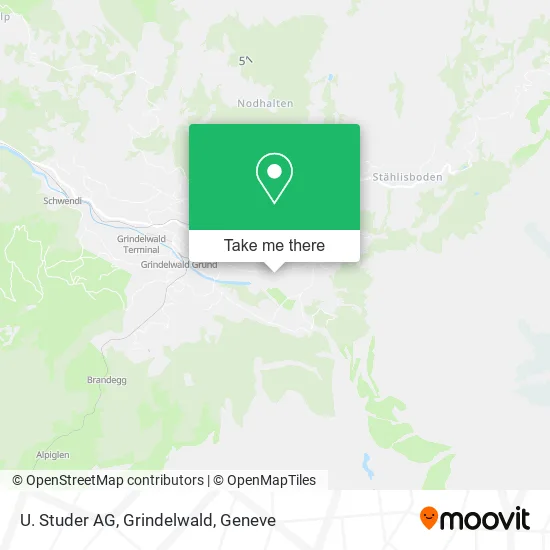 U. Studer AG, Grindelwald map