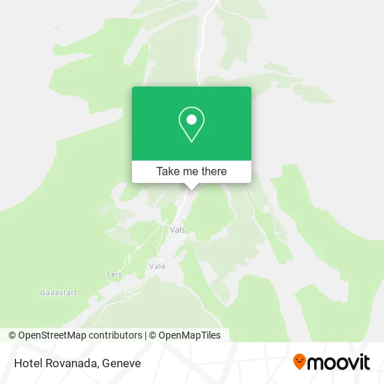 Hotel Rovanada map