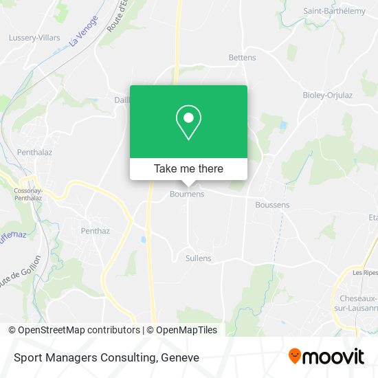 Sport Managers Consulting map