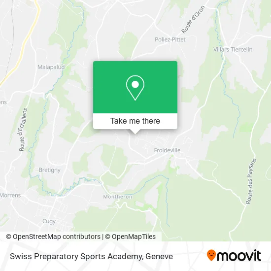 Swiss Preparatory Sports Academy map