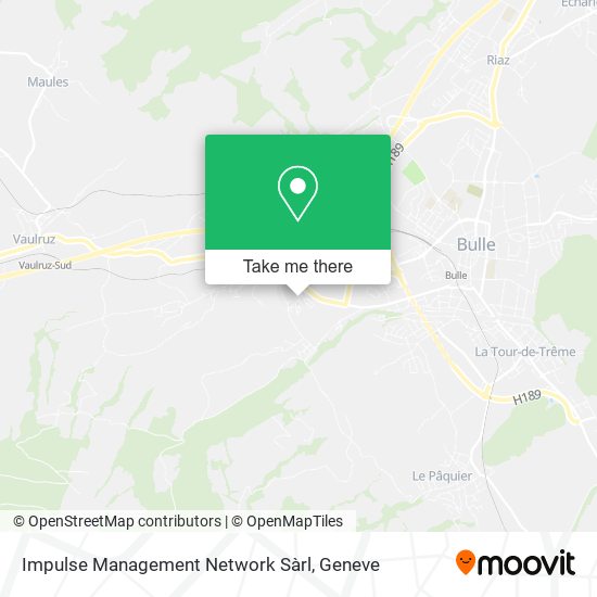 Impulse Management Network Sàrl map