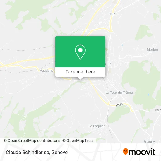 Claude Schindler sa map