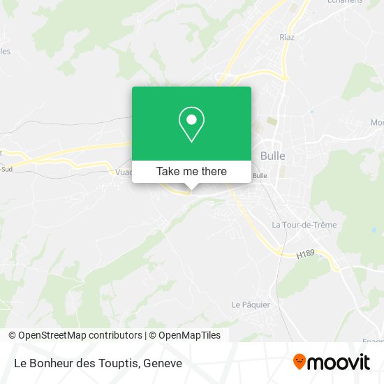 Le Bonheur des Touptis map