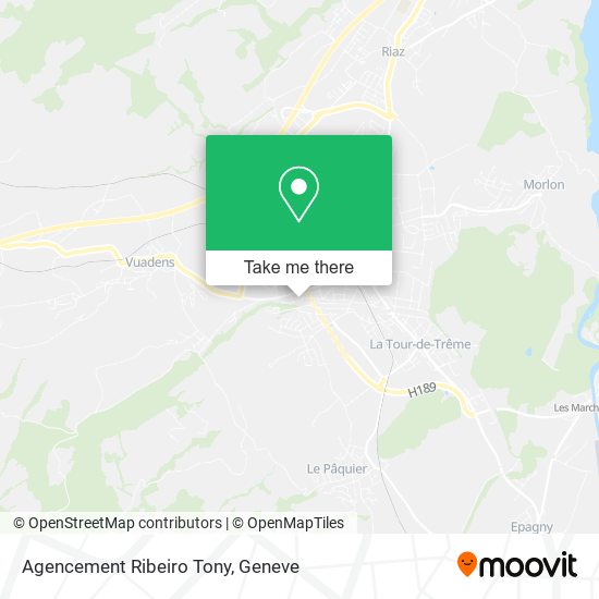 Agencement Ribeiro Tony map