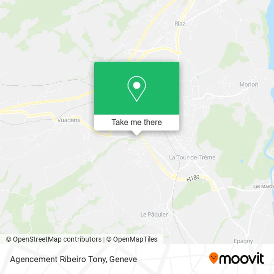 Agencement Ribeiro Tony map