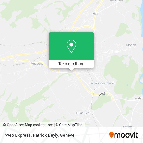 Web Express, Patrick Beyly map