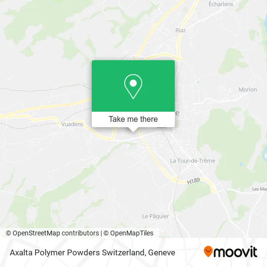 Axalta Polymer Powders Switzerland map