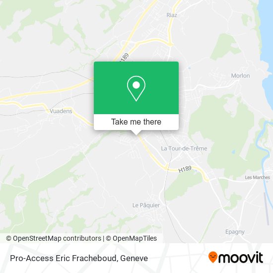 Pro-Access Eric Fracheboud map
