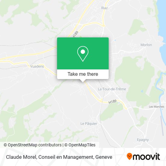 Claude Morel, Conseil en Management map