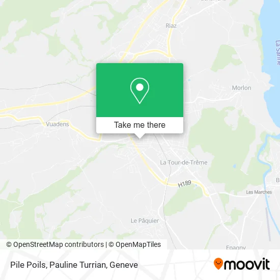 Pile Poils, Pauline Turrian map