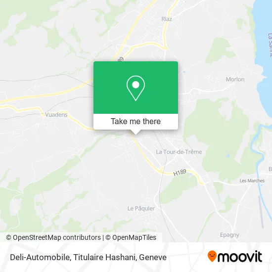 Deli-Automobile, Titulaire Hashani map