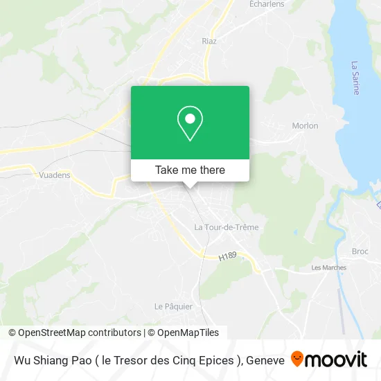 Wu Shiang Pao ( le Tresor des Cinq Epices ) map