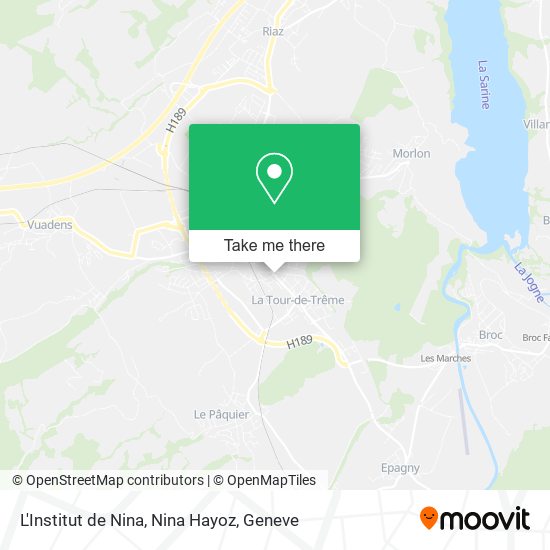 L'Institut de Nina, Nina Hayoz map