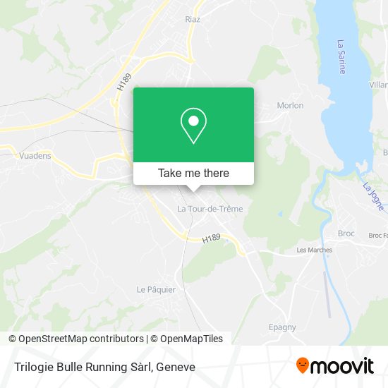 Trilogie Bulle Running Sàrl map