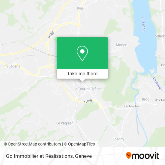 Go Immobilier et Réalisations map