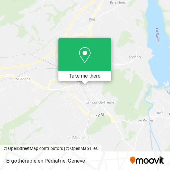 Ergothérapie en Pédiatrie map