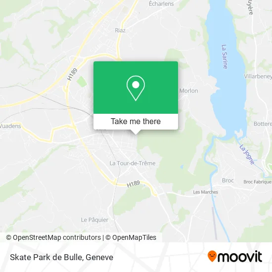 Skate Park de Bulle map