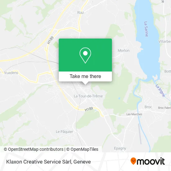 Klaxon Creative Service Sàrl map