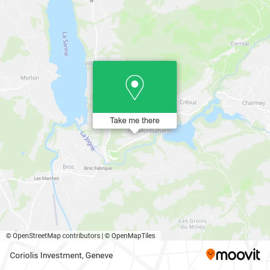 Coriolis Investment map