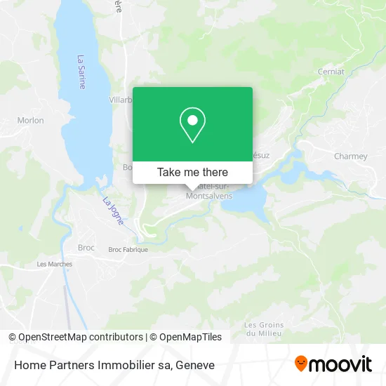 Home Partners Immobilier sa map