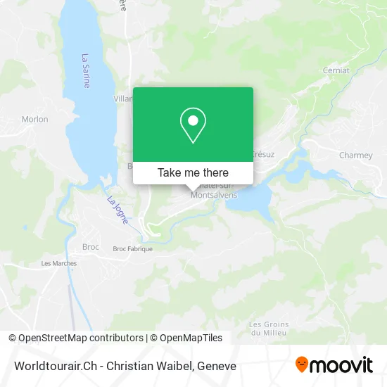 Worldtourair.Ch - Christian Waibel map