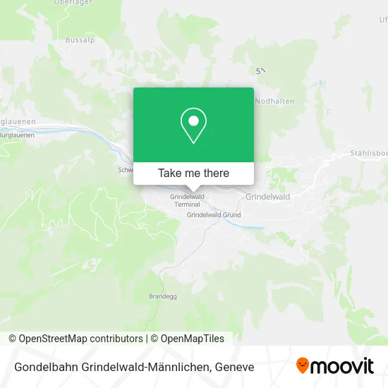 Gondelbahn Grindelwald-Männlichen map